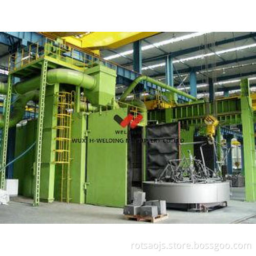 Shot Blasting Machine For 800 X 1600mm Steel Plate Cleaning